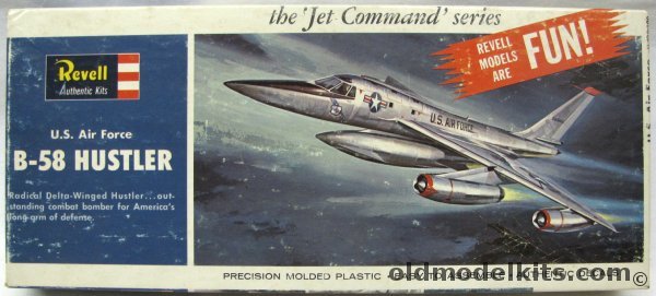 Revell 1/94 B-58 Hustler - Jet Command Issue, H272-100 plastic model kit